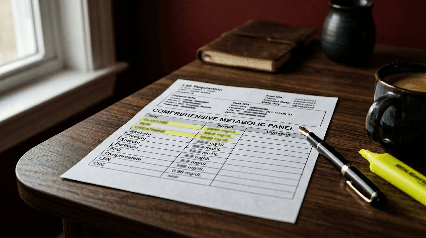 What a comprehensive metabolic panel actually tells you